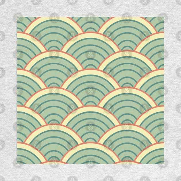 Geometric Waves Pattern by Patternos